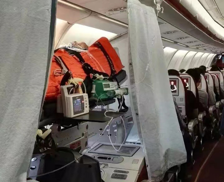 宜兴市跨国医疗包机、航空担架